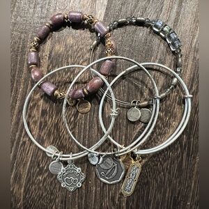 Alex & Ani Bracelets Set Of 5 B22
